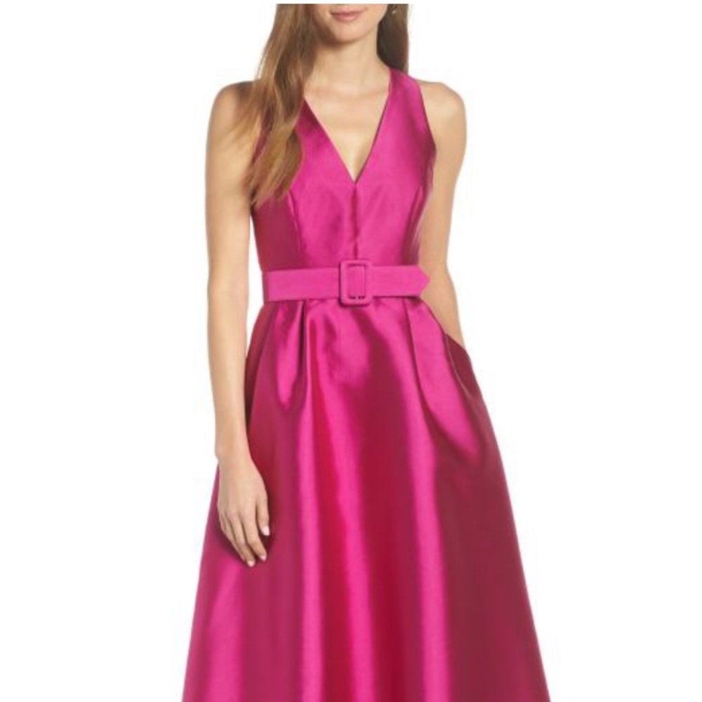 1901 Belted Fit & Flare Dress